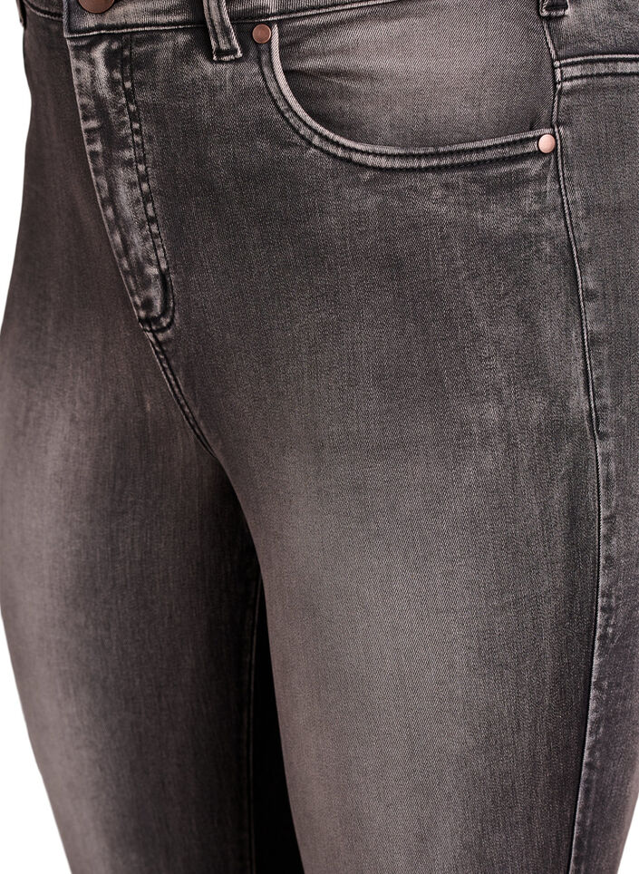 Super slim Amy jeans med h&oslash;y midje, Gr&aring;, Packshot image number 2