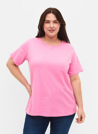 Basis T-skjorter i bomull, 2 stk., Rosebloom/Navy B, Model