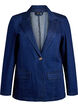 Denimblazer med lommer, Blå, Packshot image number 0