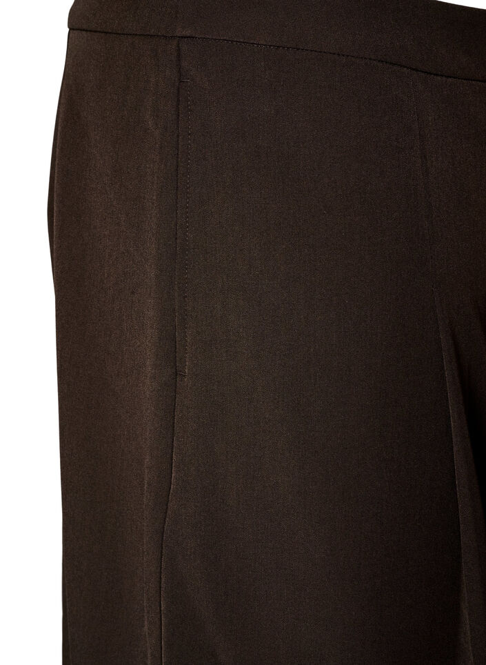 Knelangt A-linje skj&oslash;rt, Brun, Packshot image number 2