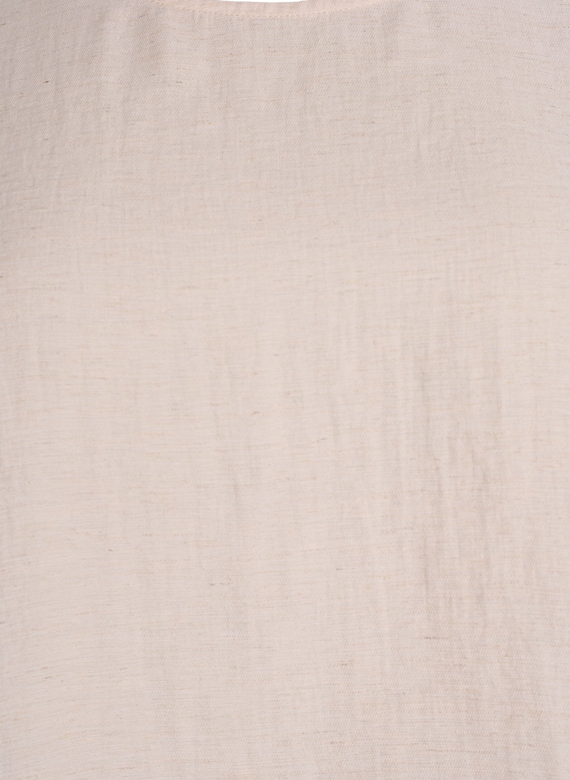 Zizzi Viscoseblandingbluse med lin og rynkede skuldre, Orange, Packshot image number 2