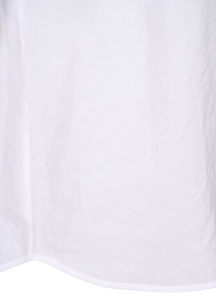Bluse i Tencel ™ Modal med broderidetaljer, Bright White, Packshot image number 4