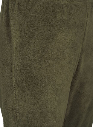 Zizzi Myke teddybukser med elastisk midje, Forest Night, Packshot image number 2