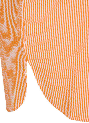 Stripete skjorte i bomull med 3/4-ermer, Exuberance Stripe, Packshot image number 3