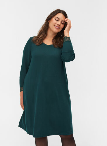 kjole med lange ermer, Ponderosa Pine, Model image number 0