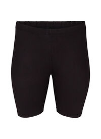 Ensfargede standard sykkelshorts, Svart Ensfargede standard sykkelshorts