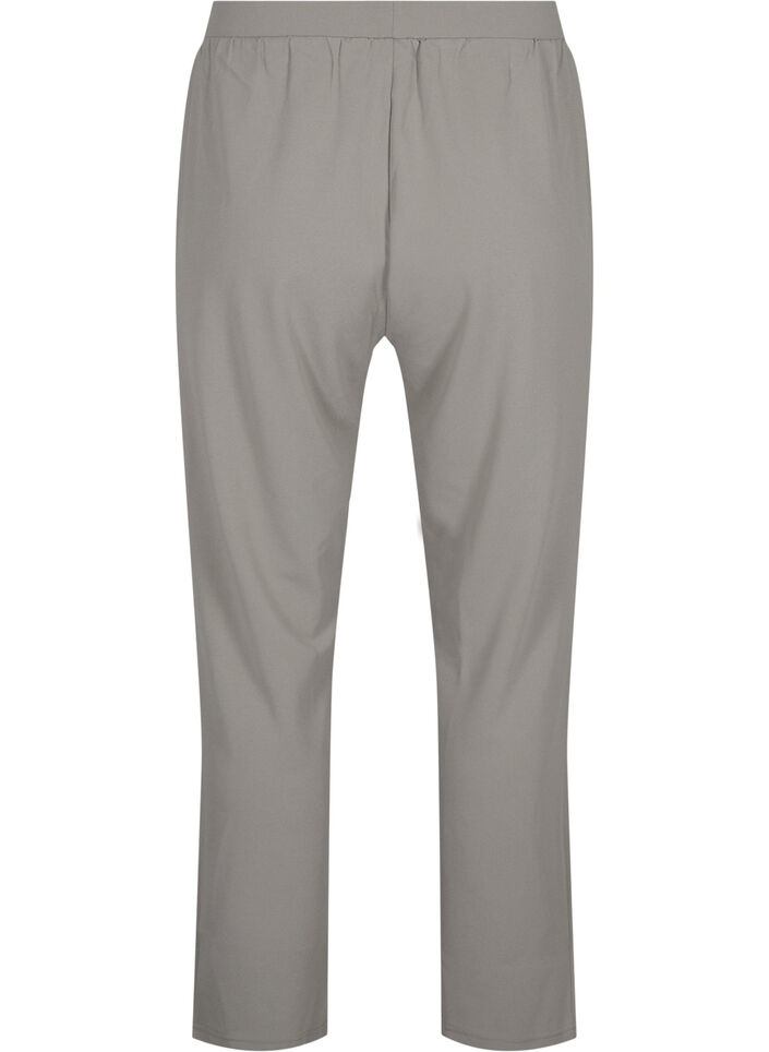 Bukser med straight fit, Beige, Packshot image number 1