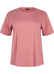 T-skjorte med perler, Heather Rose Washed