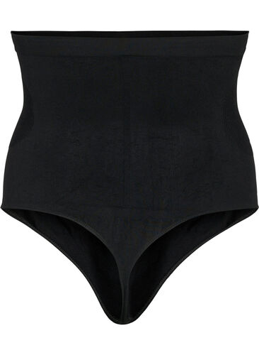 Shapewear G-streng med høyt liv, Black, Packshot image number 1