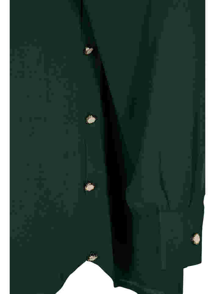 Langermet skjorte med volanger på kraven, Scarab, Packshot image number 3