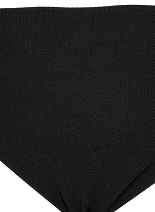 Bikinitruse med en crepet look, Black, Packshot image number 2