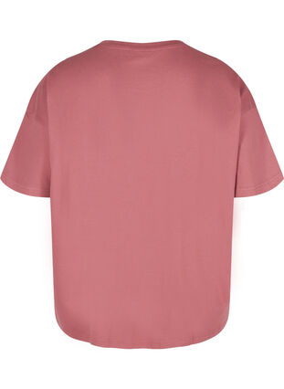 Kortermet T-skjorte i bomull, Deco Rose, Packshot image number 1