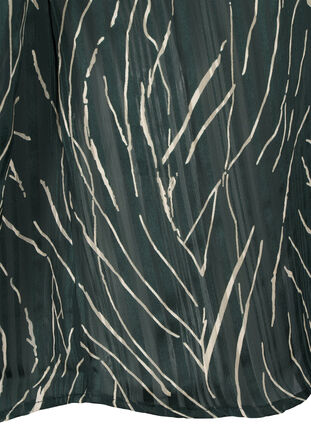 Zizzi Langermet skjorte med knapper, Grønn, Packshot image number 3