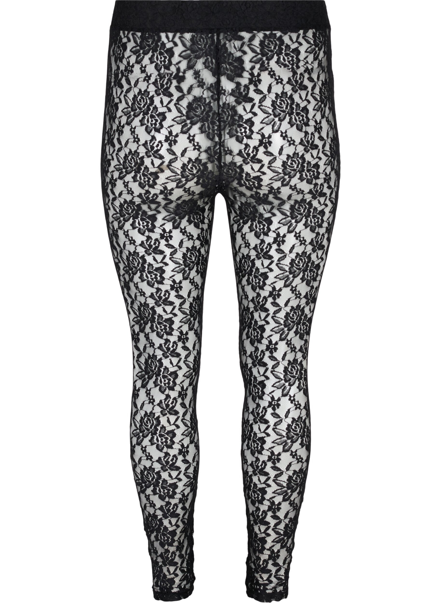 Zizzi Blondeleggings, Black, Packshot image number 1
