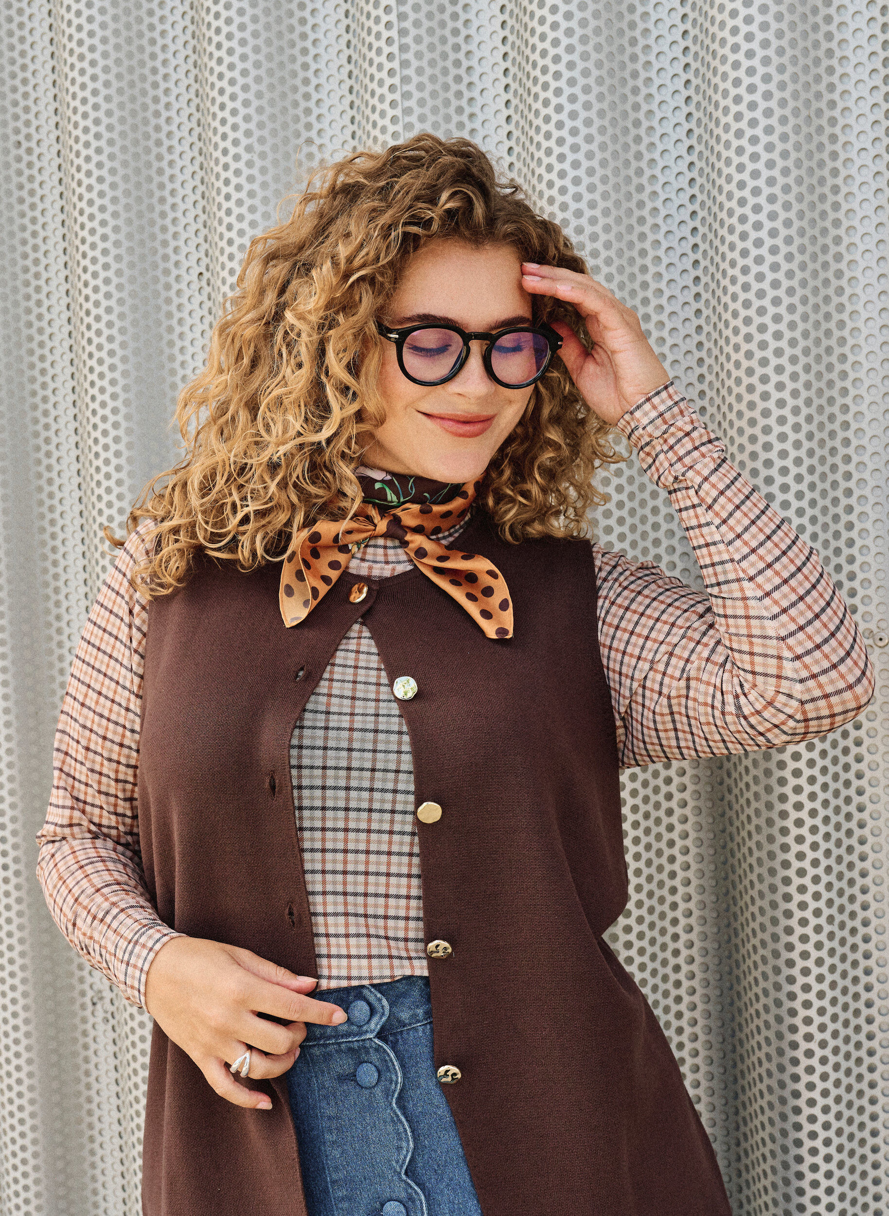 Rutete mesh bluse