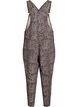Leopardmønstret denim-snekkerbukse., Brun, Packshot image number 1