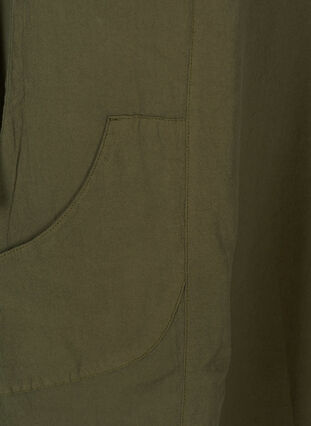 Kjole med kort ermer, Ivy green, Packshot image number 3