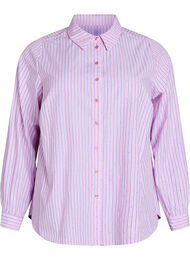 Stripete skjorte med nagler, Rosa