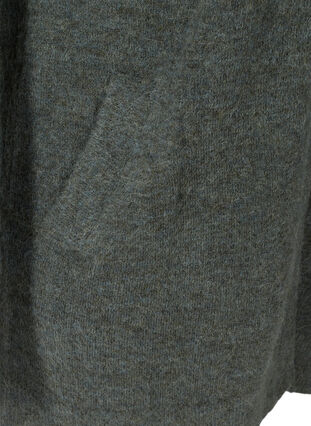 Lang strikket cardigan med lommer, Urban Chic Mel., Packshot image number 3