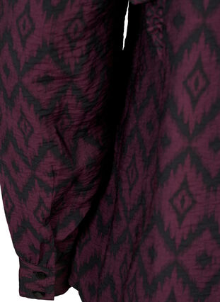 Skjorte bluse i viskose, Winetasting w. Black, Packshot image number 3