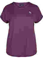 Ensfarget t-skjorte til trening, Blackberry Wine