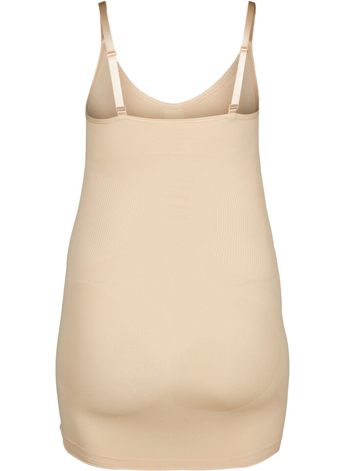 Shapewear kjole med tynne stropper, Beige, Packshot