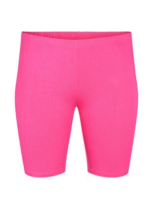 Sykkelshorts i viskose, 2 stk., Fuchsia P./Tango red, Packshot image number 2
