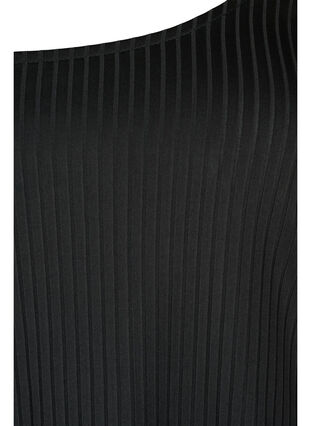 Zizzi One-shoulder bluse, Black, Packshot image number 2