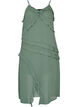 Chiffonkjole med asymmetriske volanger, Gr&oslash;nn, Packshot image number 0