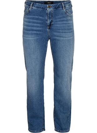 Høytlivs regular fit Gemma jeans, Light blue denim, Packshot image number 0