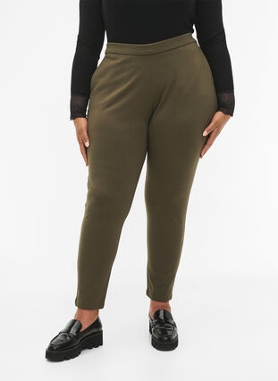 Korte bukser med lommer, Forest Night, Model image number 2