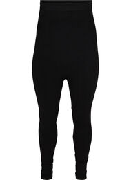 Shapewear leggings med høyt liv, Black