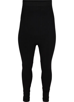 Shapewear leggings med høyt liv, Black, Packshot image number 0