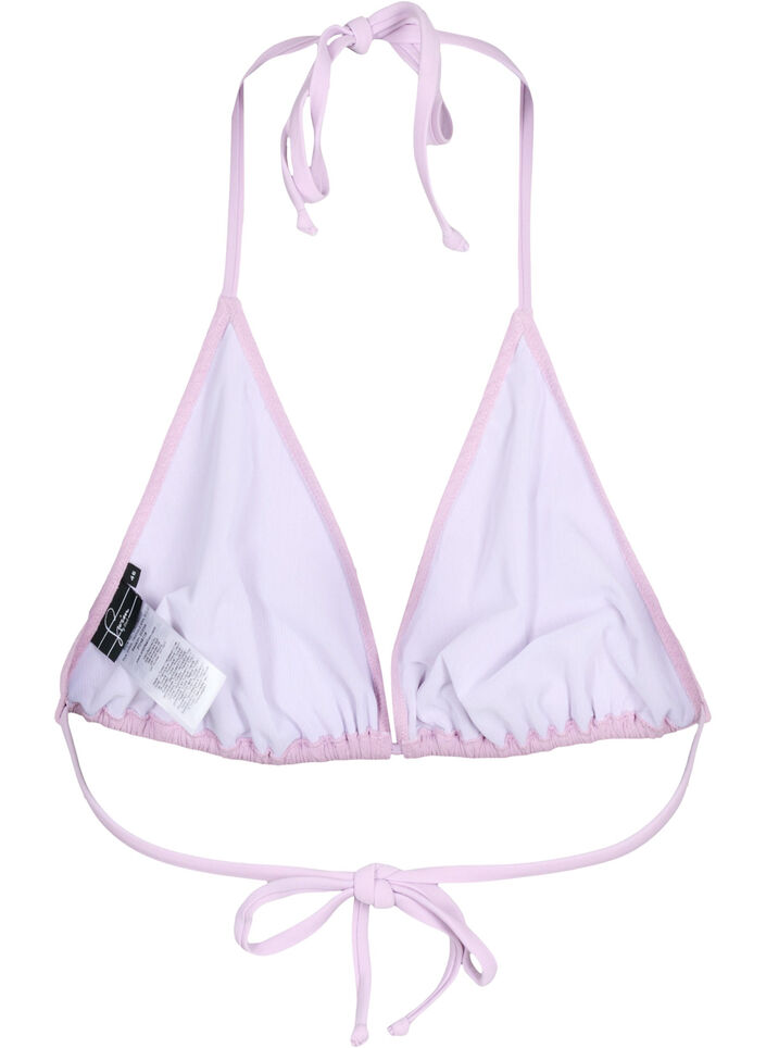 Trekantbikini med kreppet struktur, Orchid Bouquet, Packshot
