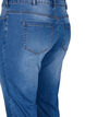 Emily knebukser i denim med smal passform, Blue Denim, Packshot image number 3