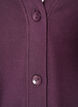 Ribbestrikket jerseycardigan med V-hals, Lilla, Packshot image number 2