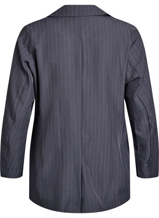 Zizzi FLASH - Blazer med lommer og splitter, Grå, Packshot image number 1