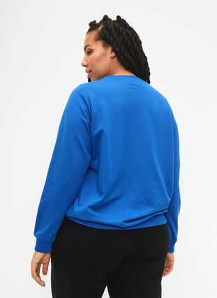 Sweatshirt med tekst, Victoria b. W. Reset, Model image number 1