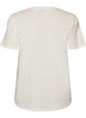 Bomulls T-skjorte med trykk, Hvit, Packshot image number 1
