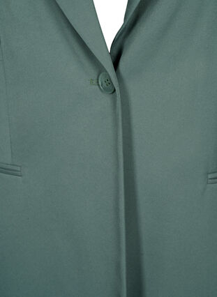 FLASH - Enkel blazer med knapp, Balsam Green, Packshot image number 2