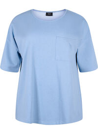 Bluse med 1/2-ermer