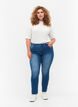 Slim fit Emily jeans med normal midje, Blå, Model image number 0