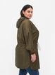 Lang anorak med hette og lommer, Grape Leaf, Model image number 1