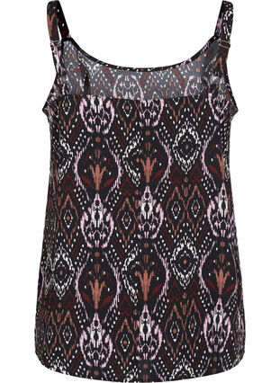 Zizzi FLASH - Topp med mønster, Black Rose Ethnic, Packshot image number 1