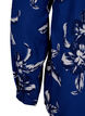 FLASH - bluse med lange ermer og trykk, Navy Blazer Flower, Packshot image number 3