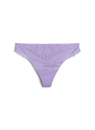 G-strengstruser med blonder og normal midje, Purple Rose