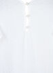 Bluse med prikket struktur og korte ermer, Bright White, Packshot image number 2