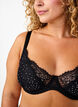 Full dekning BH med rhinestener, Black, Model image number 2