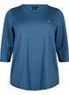 Treningsbluse med 3/4-ermer, Bl&aring;, Packshot image number 0