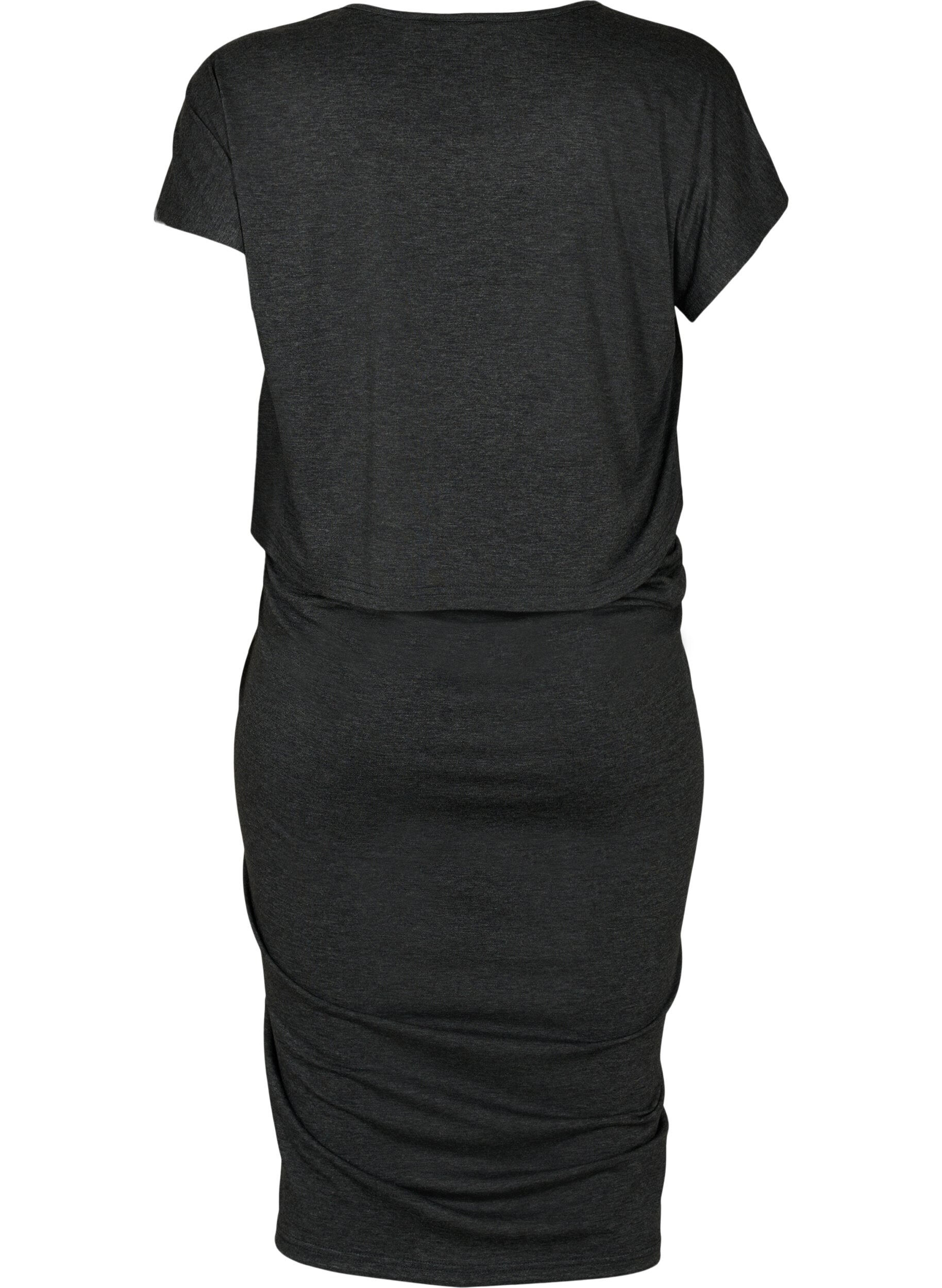 Zizzi Melert sett til gravide, Black Melange, Packshot image number 1